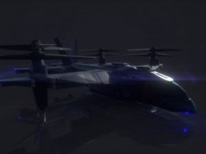 vtol v-48 - night eagle 3D Model