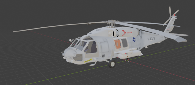 sikorsky sh-60 seahawk Modelo 3D .c4d .max .obj .3ds .fbx .stl .blend 