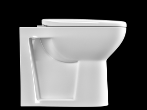 floor mount ewc toilet Model 3D