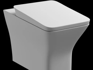 फ़्लोर माउंट ईडब्ल्यूसी शौचालय 3डीएस मैक्स में तैयार किया गया 3D मॉडल