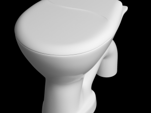 floor mount ewc s trap toilet 3D 모델