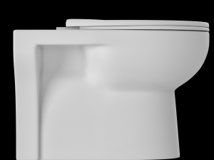 floor mount oval shape ewc toilet modeled in 3ds max 3D 模型