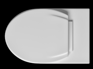 floor mount oval shape ewc toilet modeled in 3ds max 3D 模型
