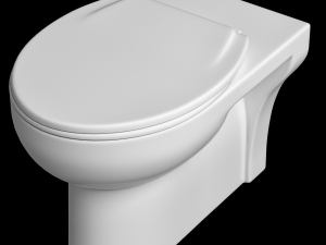 floor mount oval shape ewc toilet modeled in 3ds max 3D 模型