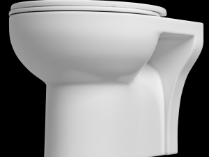 floor mount oval shape ewc toilet modeled in 3ds max 3D 模型