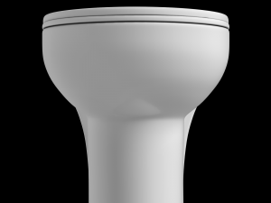 floor mount oval shape ewc toilet modeled in 3ds max 3D 模型