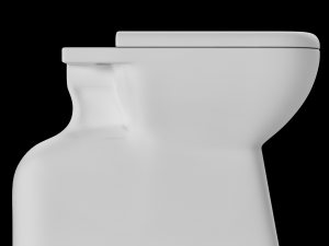 floor mount rectangle shape ewc toilet modeled in 3ds max 3D 모델