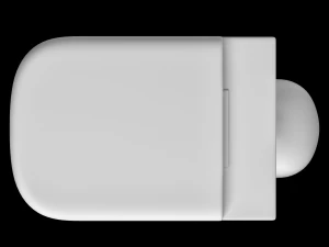 floor mount rectangle shape ewc toilet modeled in 3ds max 3D Model