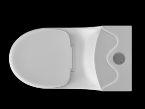 one piece ewc toilet modeled in 3ds max 3D Модель