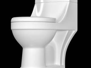 one piece ewc toilet modeled in 3ds max 3D Модель
