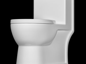one piece ewc toilet modeled in 3ds max 3D Модель