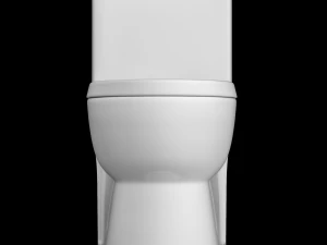 在 3ds max 中建模的一件式 ewc 马桶 3D 模型