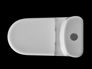 one piece ewc toilet modeled in 3ds max Modèle 3D