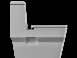 one piece ewc toilet modeled in 3ds max Modello 3D