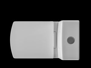 one piece ewc toilet modeled in 3ds max Modello 3D