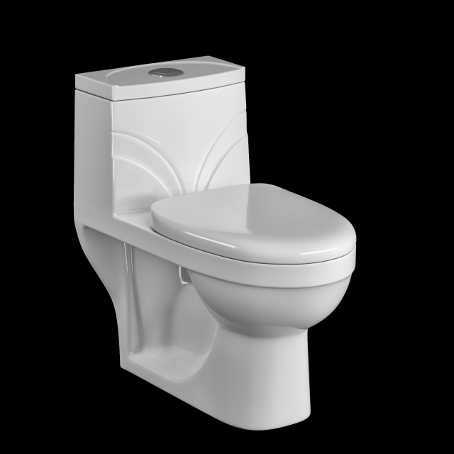 one piece ewc toilet modeled in 3ds max 3D 모델 .c4d .max .obj .3ds .fbx .stl .blend 