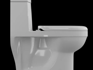 Banheiro ewc de uma pe&ccedil;a modelado em 3ds max Modelo 3D