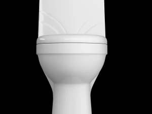 Banheiro ewc de uma pe&ccedil;a modelado em 3ds max Modelo 3D