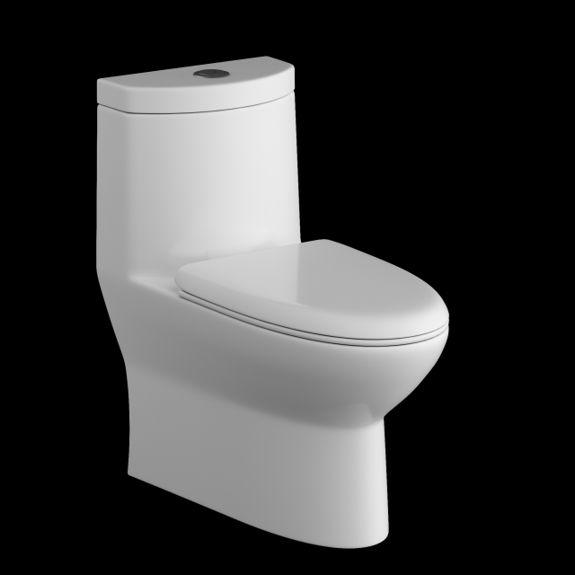 one piece ewc toilet modeled in 3ds max Modelo 3D .c4d .max .obj .3ds .fbx .stl .blend 