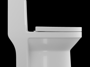 one piece ewc toilet modeled in 3ds max Modèle 3D