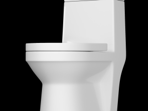 one piece ewc toilet modeled in 3ds max Modèle 3D