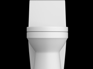 one piece ewc toilet modeled in 3ds max Modèle 3D