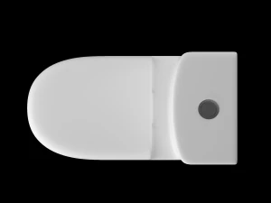 jednoczęściowa toaleta ewc modelowana w 3ds max Model 3D