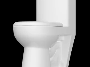 jednoczęściowa toaleta ewc modelowana w 3ds max Model 3D