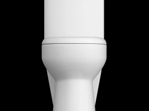 jednoczęściowa toaleta ewc modelowana w 3ds max Model 3D