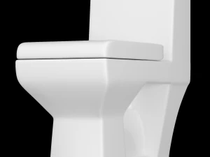 one piece ewc toilet modeled in 3ds max 3D Model