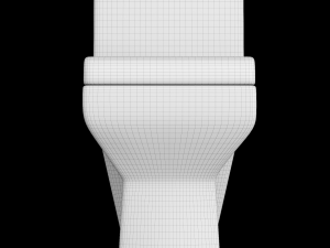 one piece ewc toilet modeled in 3ds max Model 3D