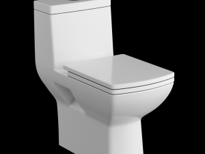 one piece ewc toilet modeled in 3ds max 3D 模型