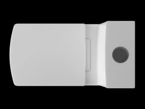 ewc-toilet uit &eacute;&eacute;n stuk gemodelleerd in 3ds max 3D Model
