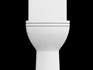 ewc-toilet uit &eacute;&eacute;n stuk gemodelleerd in 3ds max 3D Model