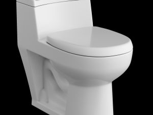 one piece ewc toilet modeled in 3ds max 3D 模型