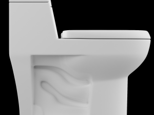 one piece ewc toilet modeled in 3ds max 3D Модель
