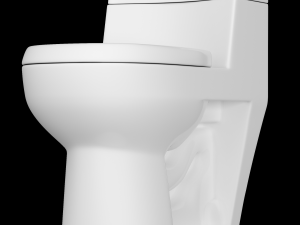one piece ewc toilet modeled in 3ds max 3D Модель