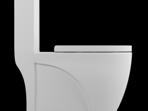 one piece ewc toilet modeled in 3ds max Modèle 3D
