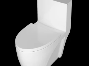 Banheiro ewc de uma pe&ccedil;a modelado em 3ds max Modelo 3D