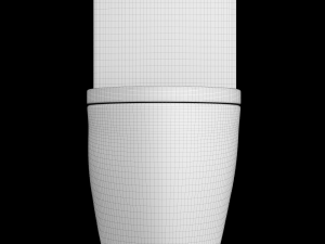 one piece ewc toilet modeled in 3ds max Modèle 3D