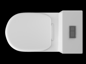 one piece ewc toilet modeled in 3ds max Model 3D