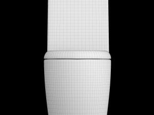 one piece ewc toilet modeled in 3ds max Model 3D