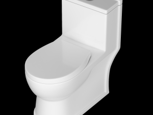 one piece ewc toilet modeled in 3ds max 3Dモデル
