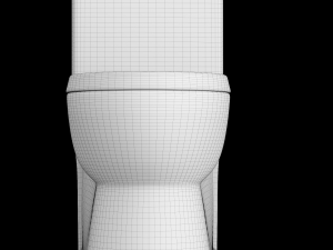 one piece ewc toilet modeled in 3ds max 3Dモデル