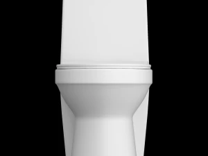 在 3ds max 中建模的一件式 ewc 马桶 3D 模型