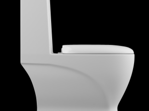 one piece ewc toilet modeled in 3ds max 3D Model