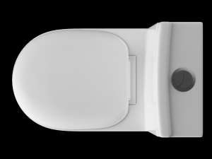 one piece ewc toilet modeled in 3ds max 3D Model