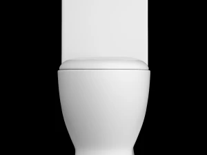 one piece ewc toilet modeled in 3ds max 3D Model