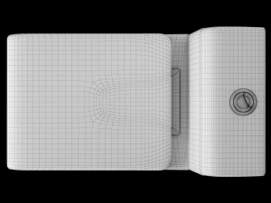 在 3ds max 中建模的一件式 ewc 马桶 3D 模型