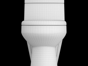one piece ewc toilet modeled in 3ds max Model 3D